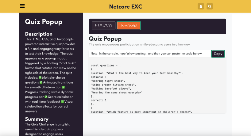 Copy JavaScript